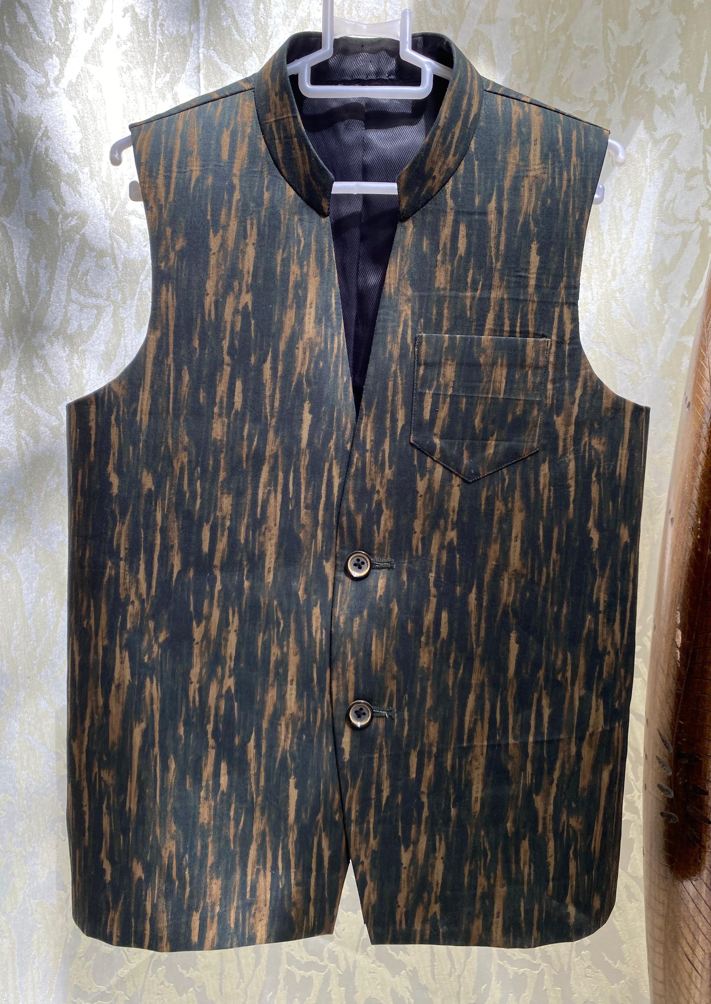 Cheetah Printed Waistcoat